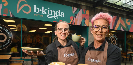 St Luke’s Hospice Plymouth has opened the doors to their first coffee shop b.kinda with the aim of it being yet another way to bring in vital funds