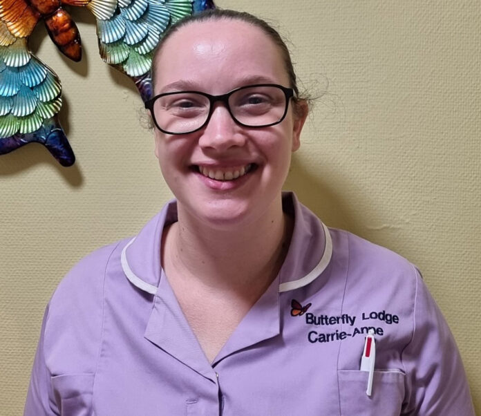 Carrie-Anne nominated Carrie-Anne Dalton, who has just been shortlisted for an award in the category of Care Newcomer in the Great British Care Awards.