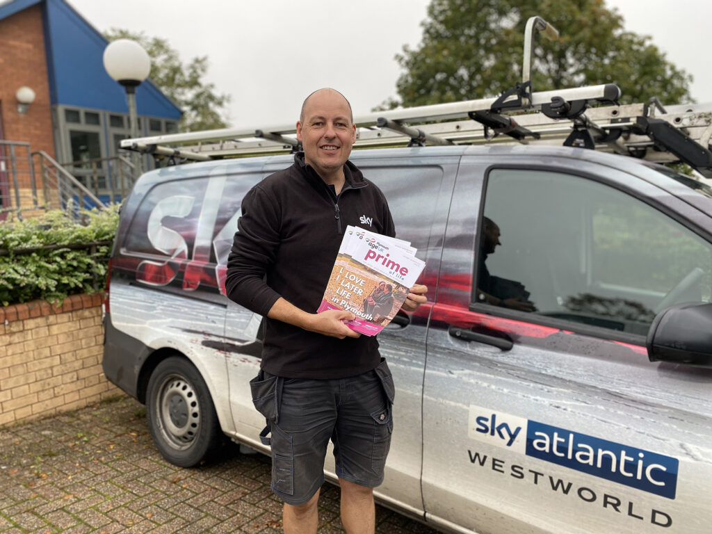 Teams of volunteers from Sky have been volunteering at Age UK Plymouth’s Mount Gould centre and in the community as part of a new charity partnership.
