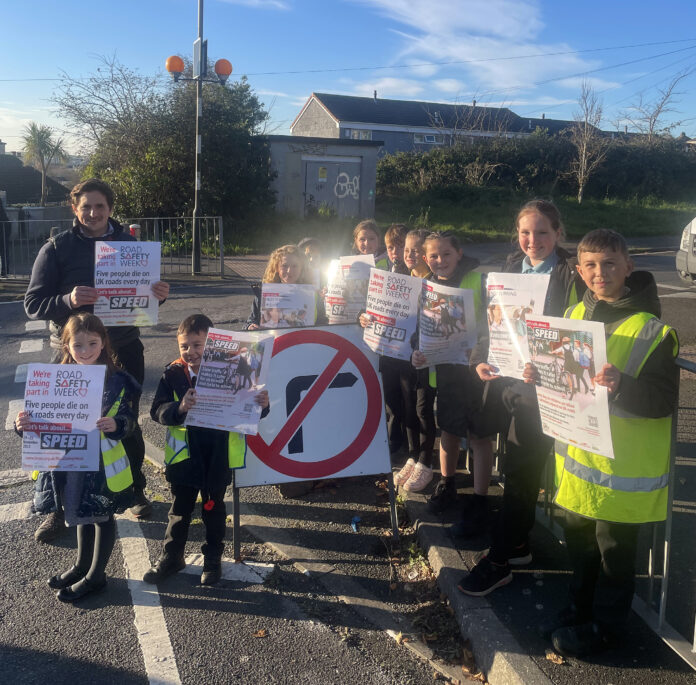 Road safety and MP visit Marine Academy Primary in St Budeaux had a visit from Plymouth Moor View MP Johnny Mercer to talk about road safety.