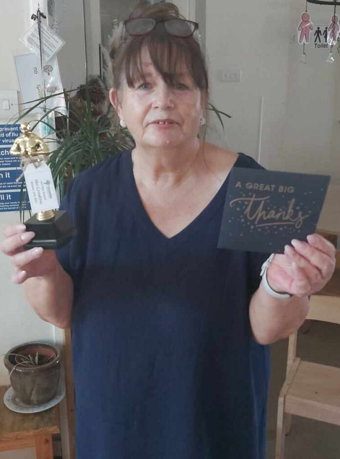 Nursery assistant retires Woodfield Primary and Nursery School have said a fond farewell to nursery assistant Mo Croston, who is retiring after nearly 20 years in her role at the nursery in Whitleigh.