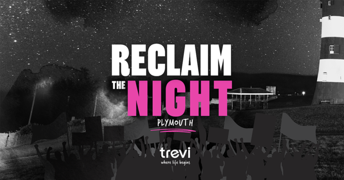 Reclaim the Night logo copy Trevi's reclaim the night advertising campaign