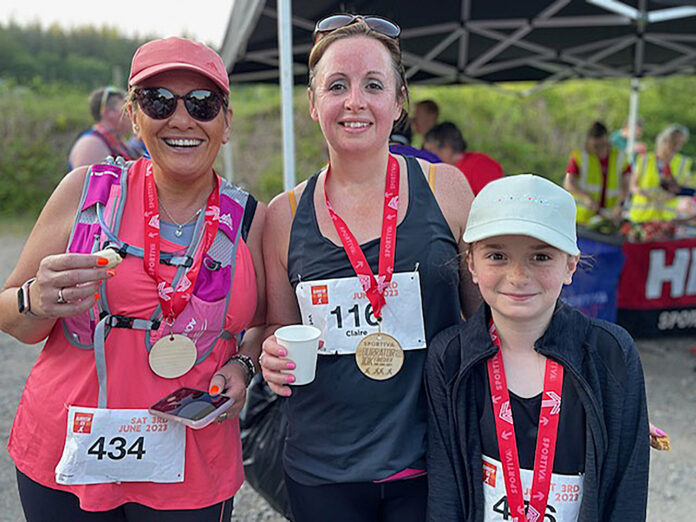 Friends running marathon 2 Keen runners and close friends Claire Beney from Plymstock and Karen Trim from Tamerton Foliot are putting their best feet first and will both be running the London Marathon together in April to raise money for charities very close to their heart.