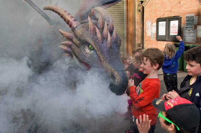 Dragon Smoke Breathing Boy