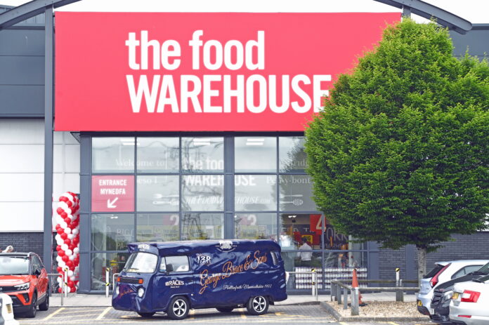 Opening of the new the food Warehouse, Bridgend.