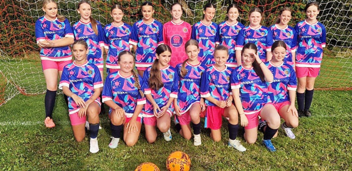 Inter Plymouth girls team