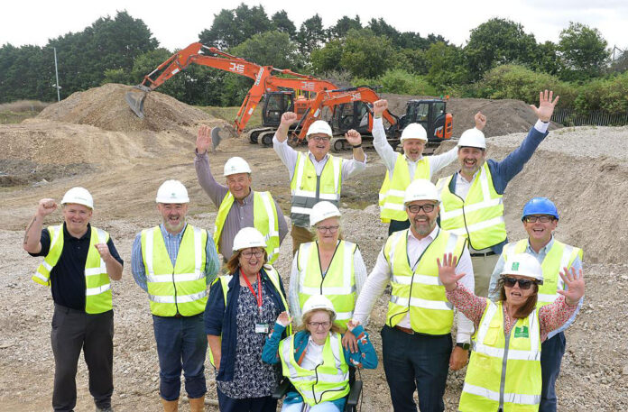 Works begins at Harpers park.Pix by Wayne Perry - 078012891345/8/25