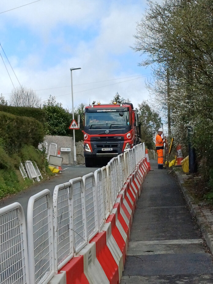 Colesdown Hill lorry